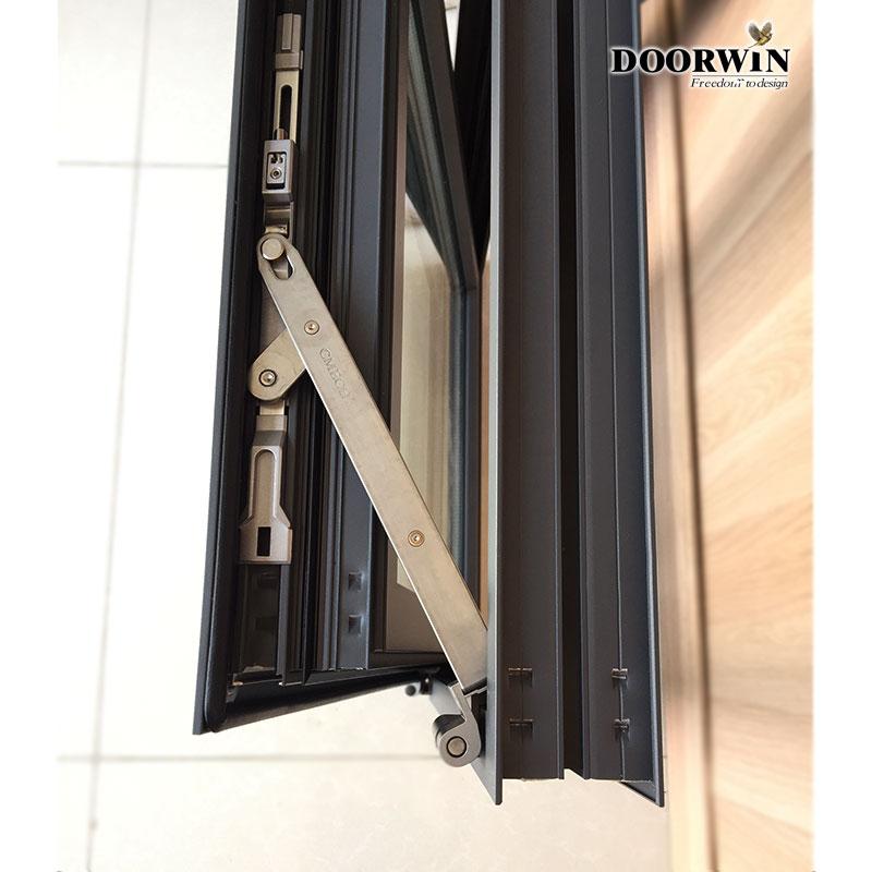 Doorwin 2021Cheap Replacement Latest Design Aluminum Frame Two Way Open Tilt-Turn Tilt And Turn aluminium Casement Window