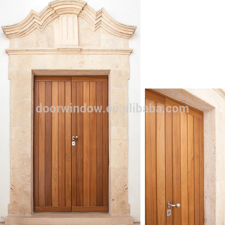 Doorwin 2021antique main door design China market teak wood double entry doorby Doorwin