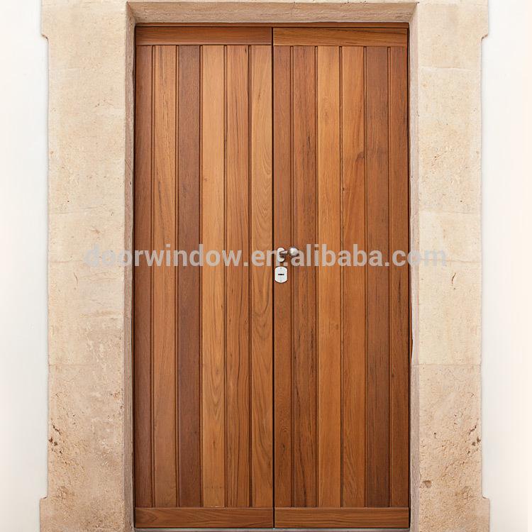Doorwin 2021antique main door design China market teak wood double entry doorby Doorwin