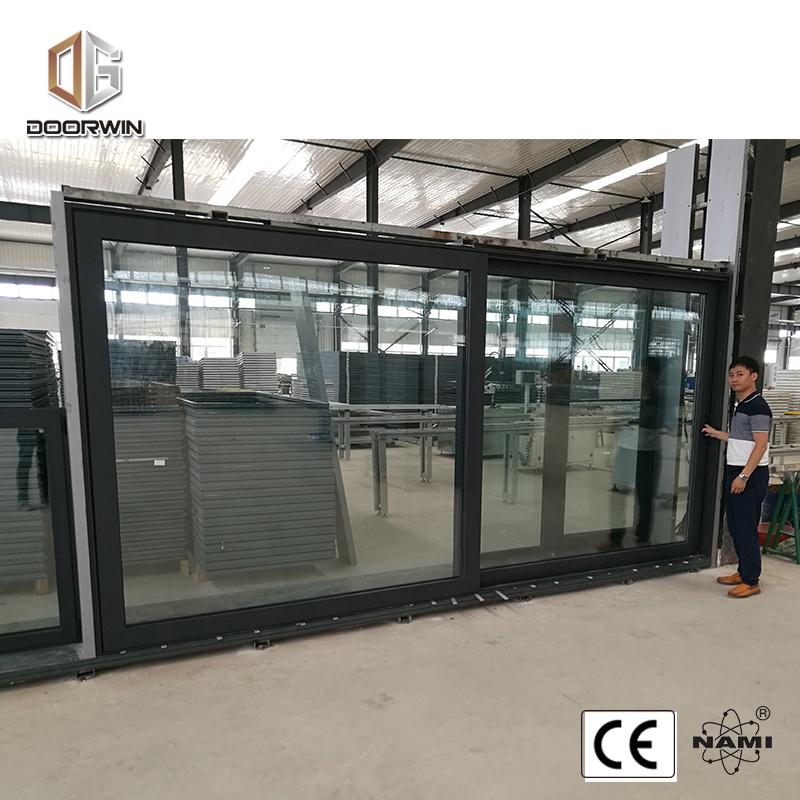 Doorwin 2021automatic large burglar proof designs aluminium glass lift sliding doors by Doorwin on Alibaba