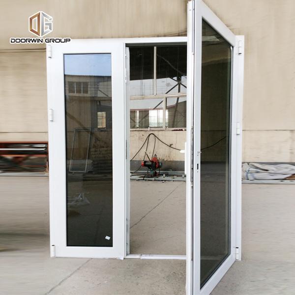 Doorwin 2021-aluminum French outward opening window with reflective glass