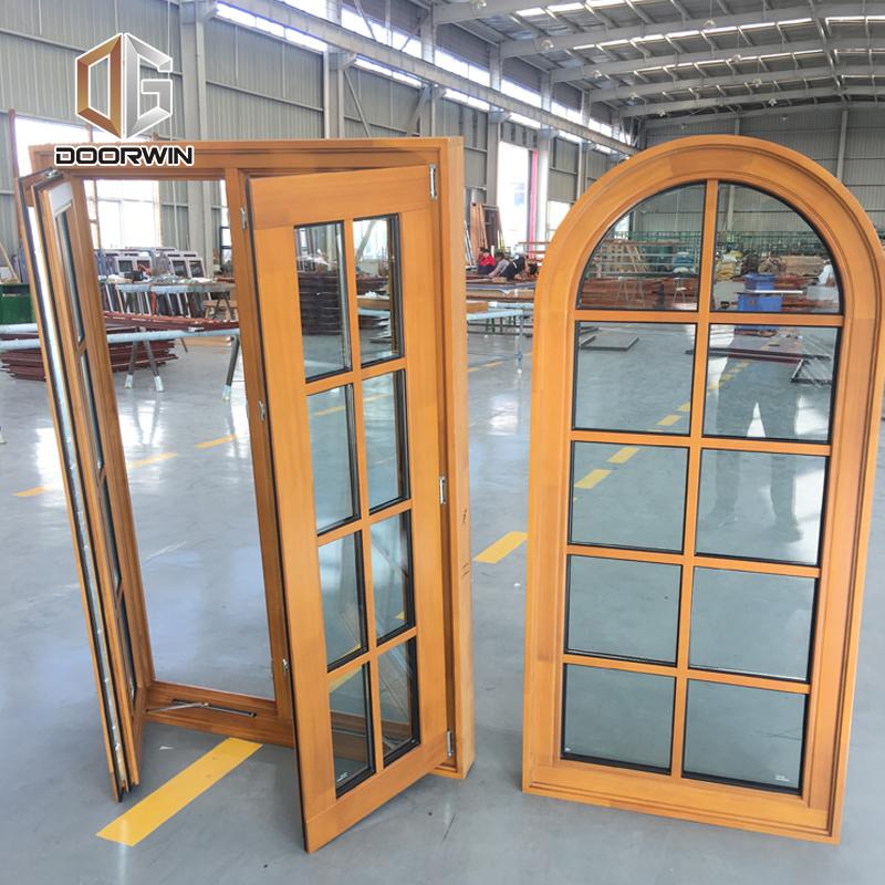 DOORWIN 2021grille round-top casement window solid pine wood larch wood