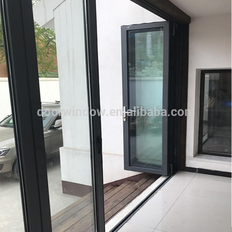 DOORWIN 2021good quality folding doors for bathrooms commercial accordion folding doorby Doorwin