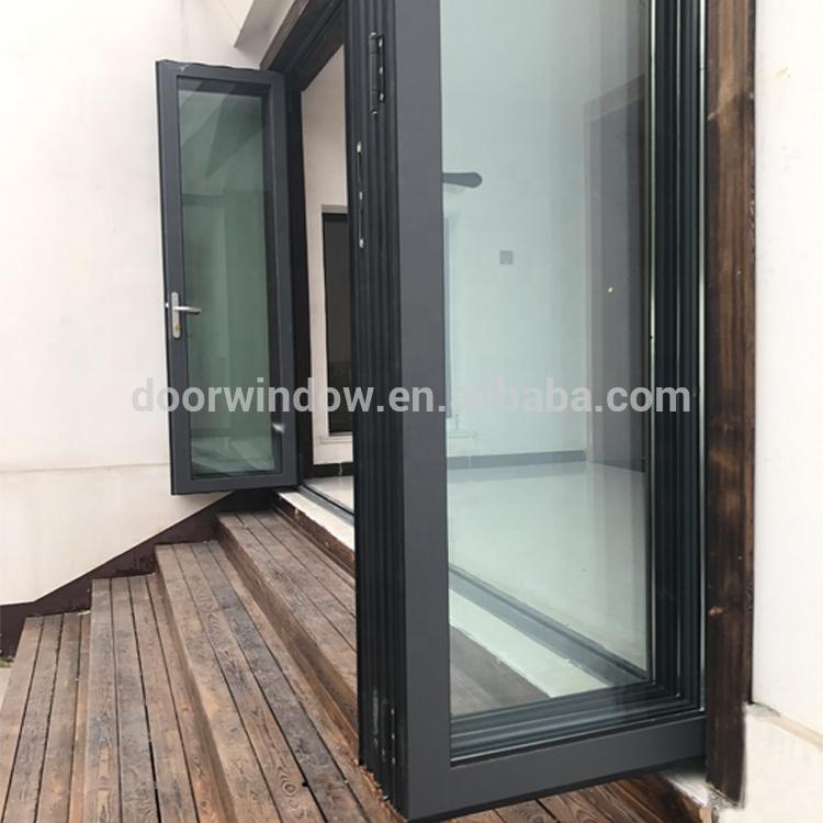 DOORWIN 2021good quality folding doors for bathrooms commercial accordion folding doorby Doorwin