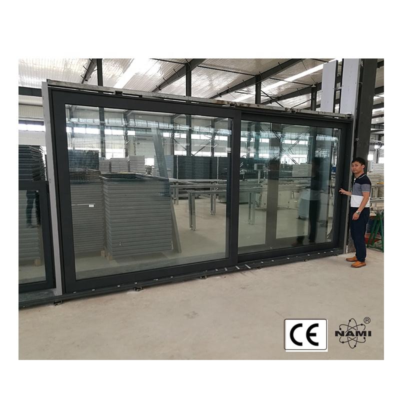 DOORWIN 2021heavy duty aluminium triple glass sliding door by Doorwin on Alibaba