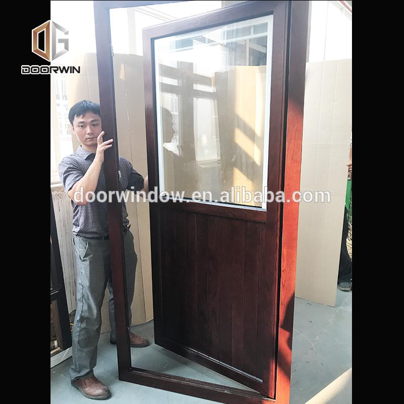 DOORWIN 2021home front design swing wooden door invisible doorby Doorwin