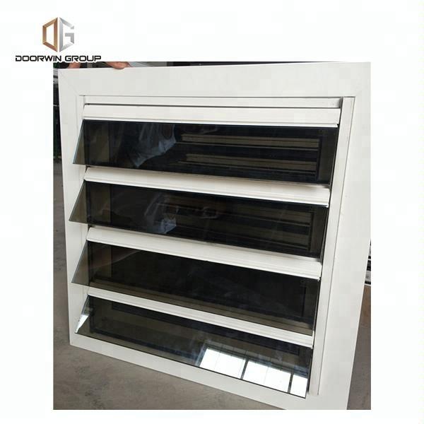 DOORWIN 2021plantation shutters casement windows glass louver window by Doorwin on Alibaba