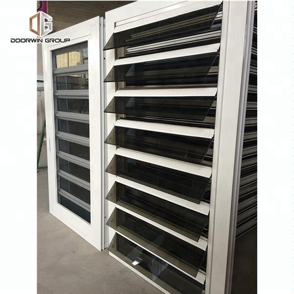 DOORWIN 2021plantation shutters casement windows glass louver window by Doorwin on Alibaba