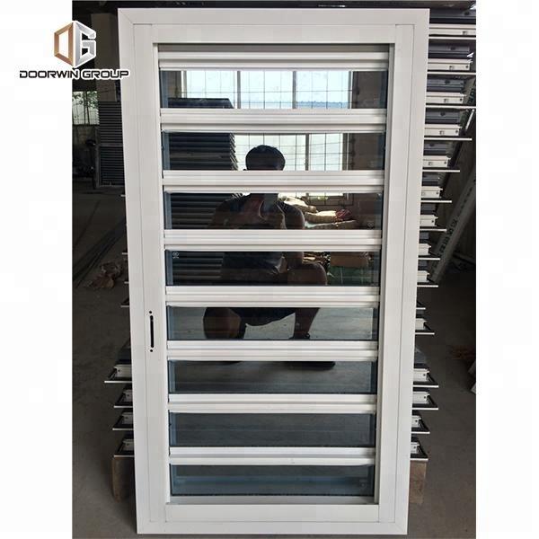 DOORWIN 2021plantation shutters casement windows glass louver window by Doorwin on Alibaba