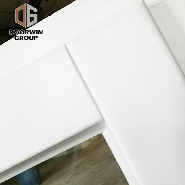 DOORWIN 2021white stain finish color casement window with decorative grille