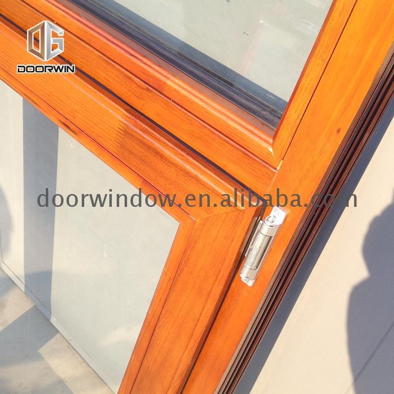 DOORWIN 2021sound proof casement windows aluminum wood frame inswing window