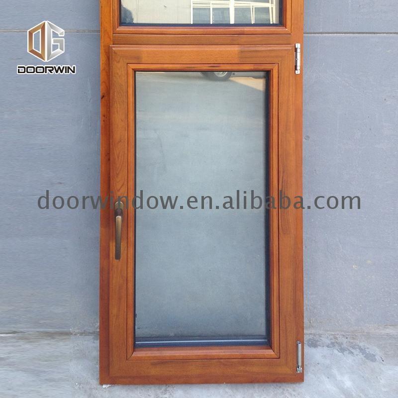 DOORWIN 2021sound proof casement windows aluminum wood frame inswing window