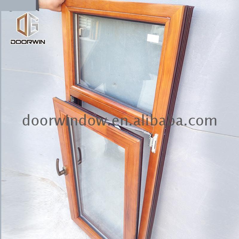 DOORWIN 2021sound proof casement windows aluminum wood frame inswing window