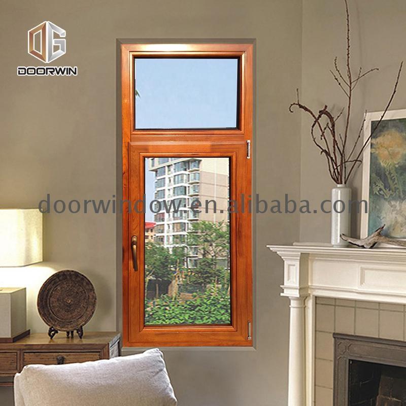 DOORWIN 2021sound proof casement windows aluminum wood frame inswing window