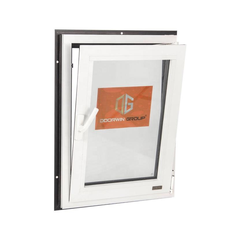 DOORWIN 2021standard size double glazed aluminium doors and windows by Doorwin