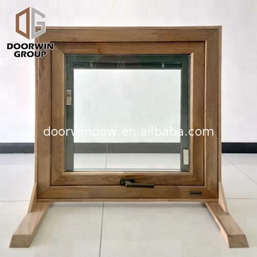 DOORWIN 2021sun shade aluminium louvers wood window built-in shutter by Doorwin on Alibaba