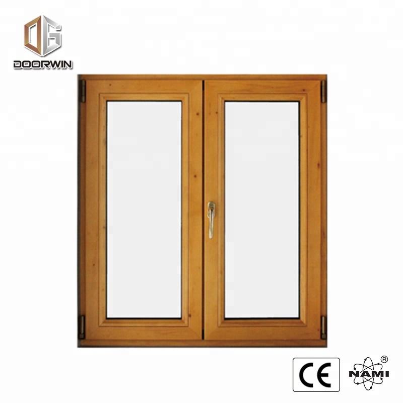 DOORWIN 2021teak wood aluminum French window by Doorwin on Alibaba