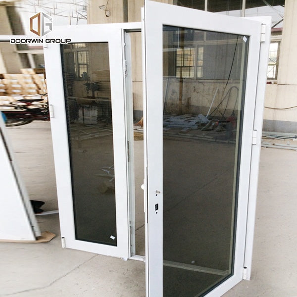 Doorwin 2021french styles tinted glass aluminum casement window for Africa Markets