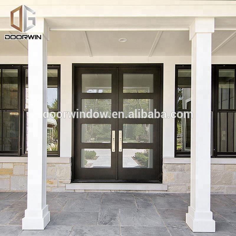 DOORWIN 2021ultra clear tempered glass two- fixed casement doorby Doorwin on Alibaba