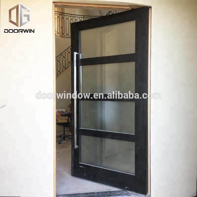 DOORWIN 2021ultra clear tempered glass two- fixed casement doorby Doorwin on Alibaba