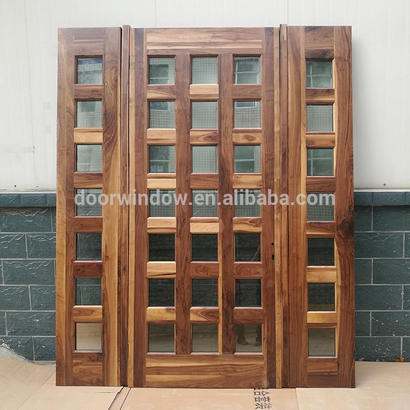 DOORWIN 2021unfinished black walnut Decorative door grilles main door designs wooden doors from Doorwin by Doorwin