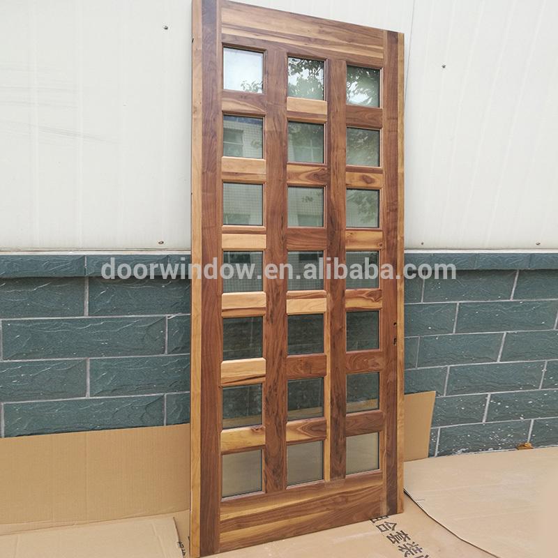 DOORWIN 2021unfinished black walnut Decorative door grilles main door designs wooden doors from Doorwin by Doorwin