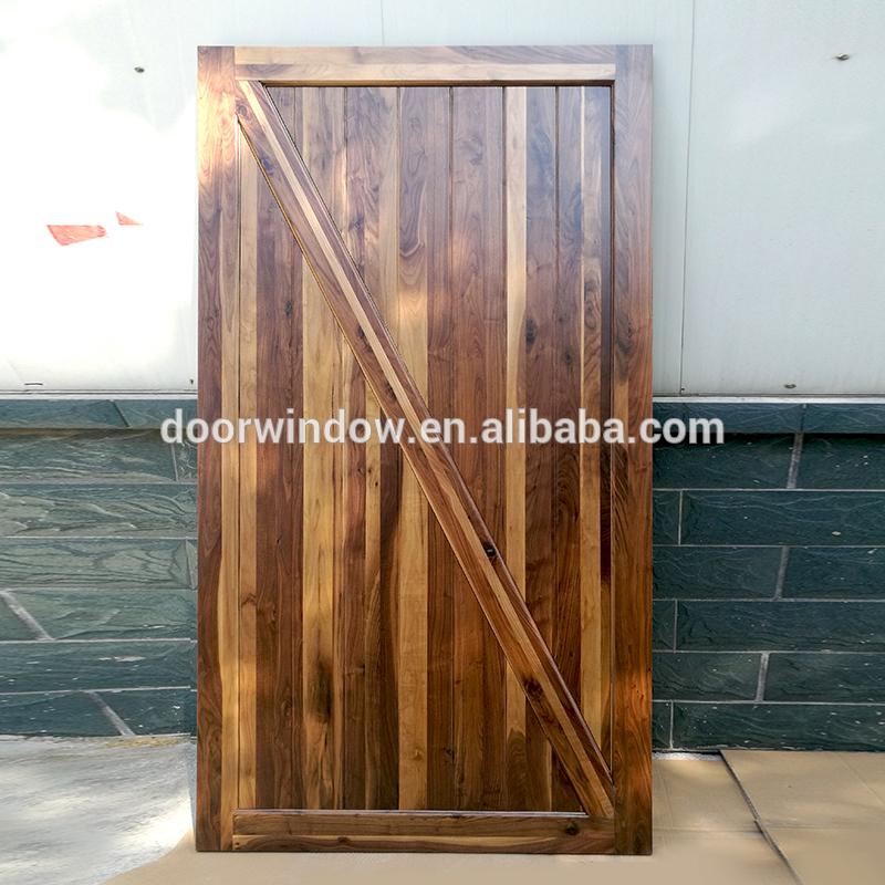 DOORWIN 2021unfinished solid wood black walnut interior doors by Doorwin