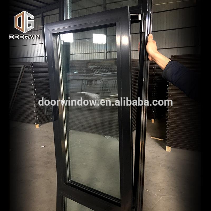DOORWIN 2021white thermal break aluminum frame fixed glass windows by Doorwin