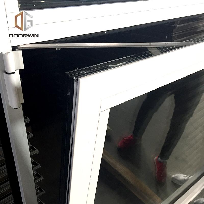 Doorwin 2021Canada project white black aluminum window