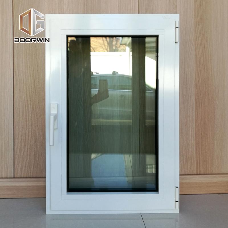 DOORWIN 2021Copy2 of Thermal break aluminum white powder coating finishing tilt turn window
