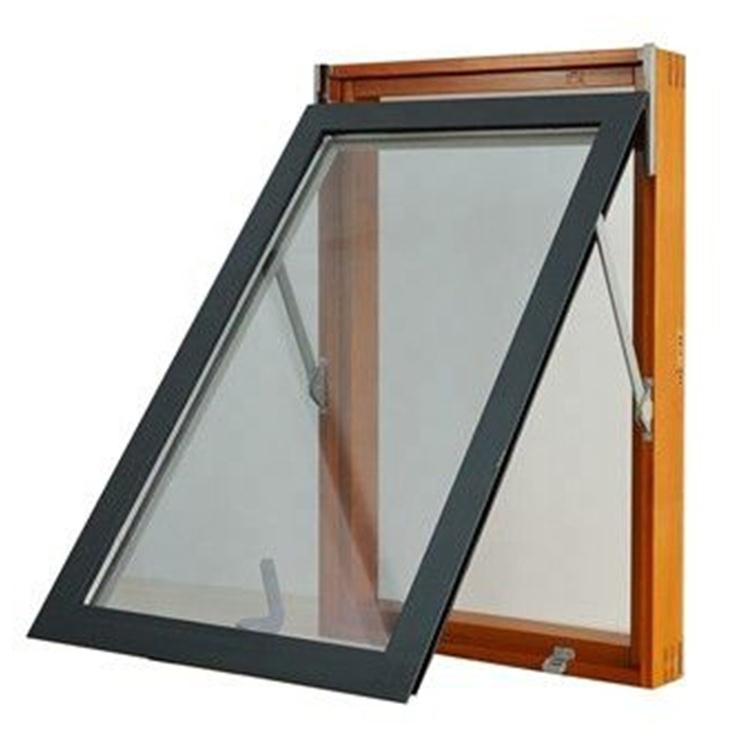 DOORWIN 2021wood basement windows push out double glazing casement window by Doorwin