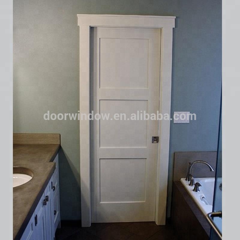 DOORWIN 2021wood veneer MDF board flat panel dressing study room door cheap wooden interior doorsby Doorwin