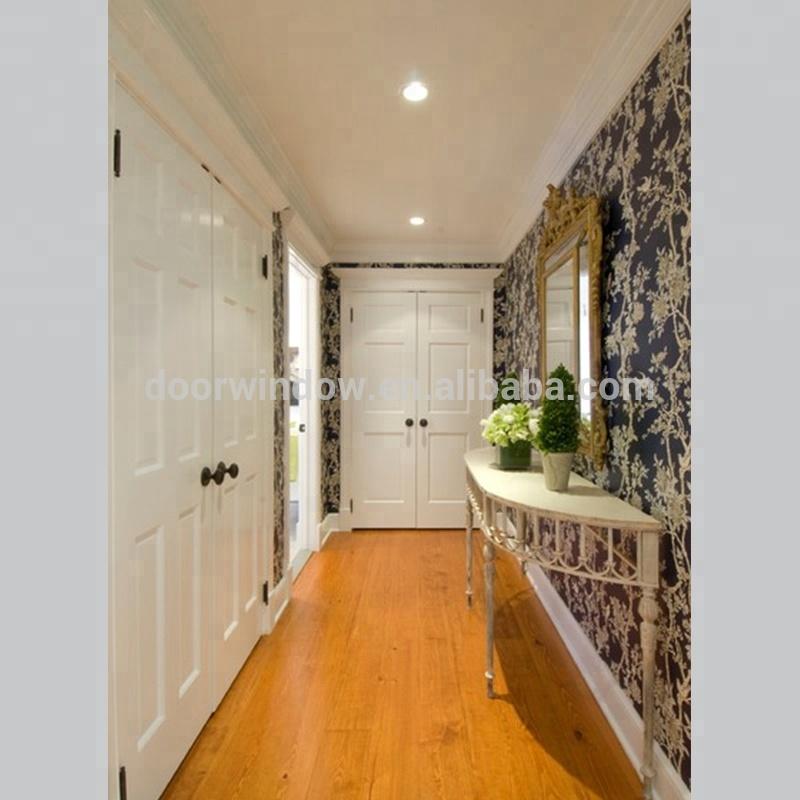 DOORWIN 2021wood veneer MDF board flat panel dressing study room door cheap wooden interior doorsby Doorwin